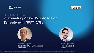 How to Automate Ansys Workloads on Rescale with REST APIs (including HFSS and Mechanical)