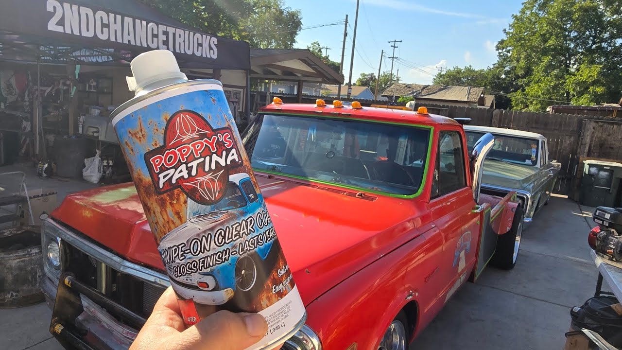 Let' get this POPPY'S PATINA wipe on clear coat on  EL TORO LOCO 1971 c30 dually 