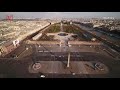 Drone footage shows ghost town paris under coronavirus lockdown