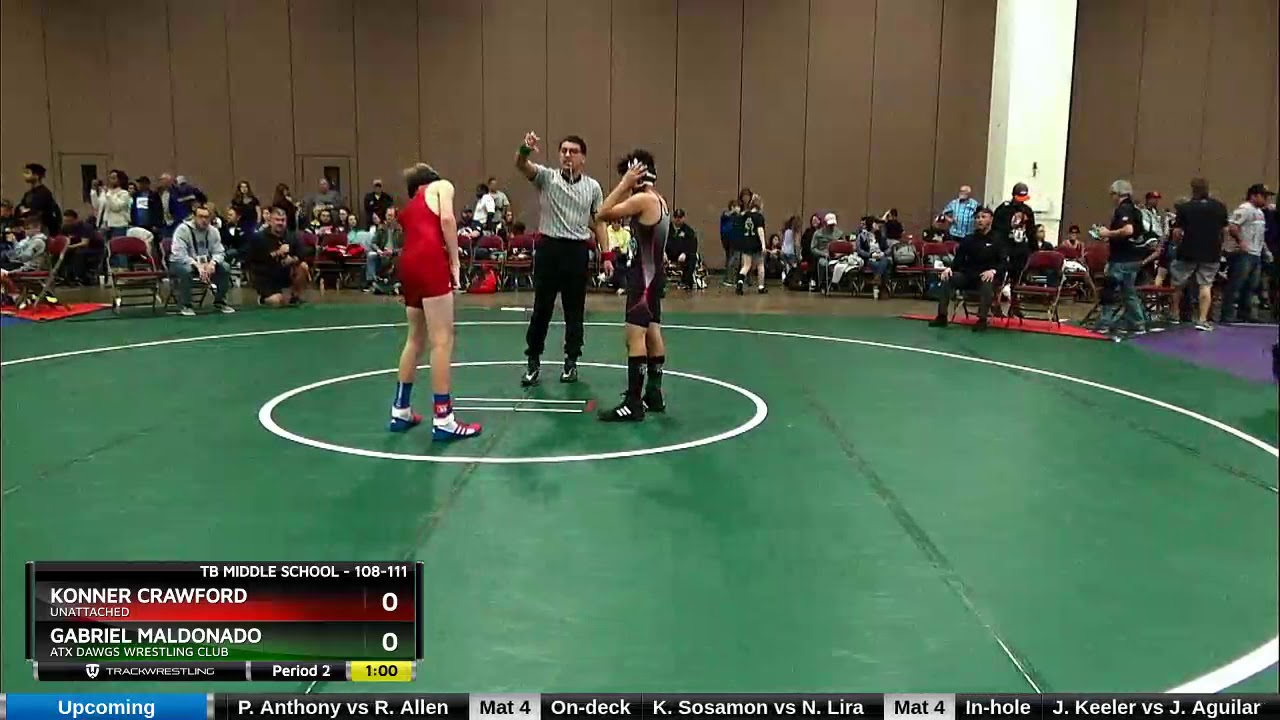 Tb Middle School 108 111 Gabriel Maldonado Atx Dawgs Wrestling Club Vs Konner Crawford Unattached Youtube Tb Middle School 108 111 Gabriel Maldonado Atx Dawgs Wrestling Club Vs Konner Crawford Unattached Youtube