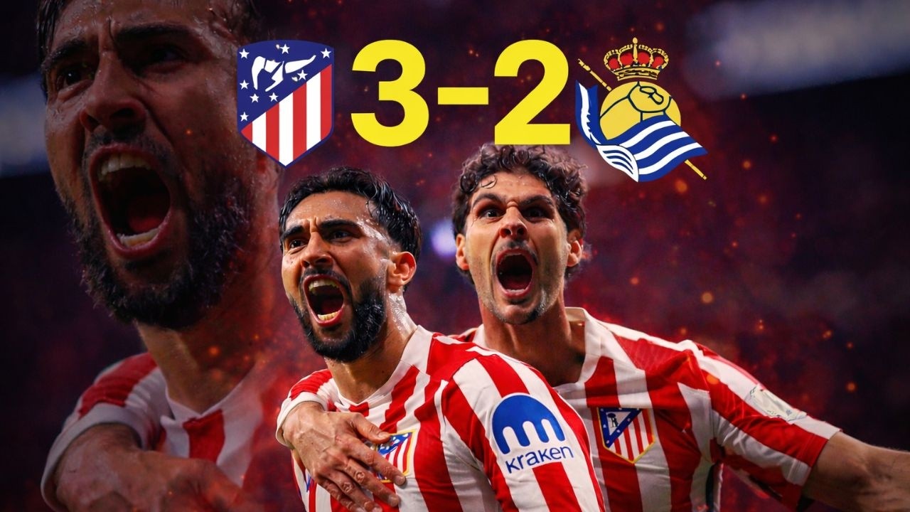 Griezmann Décisif ! Atlético Madrid 3-2 Real Sociedad | Résumé & Buts | Highlights