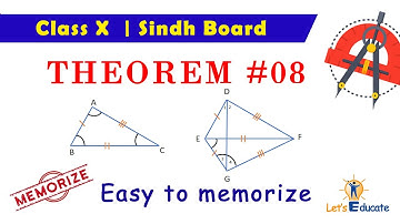 THEOREM # 8 | Class X Mathematics I| Matric Sindh Board (Urdu)