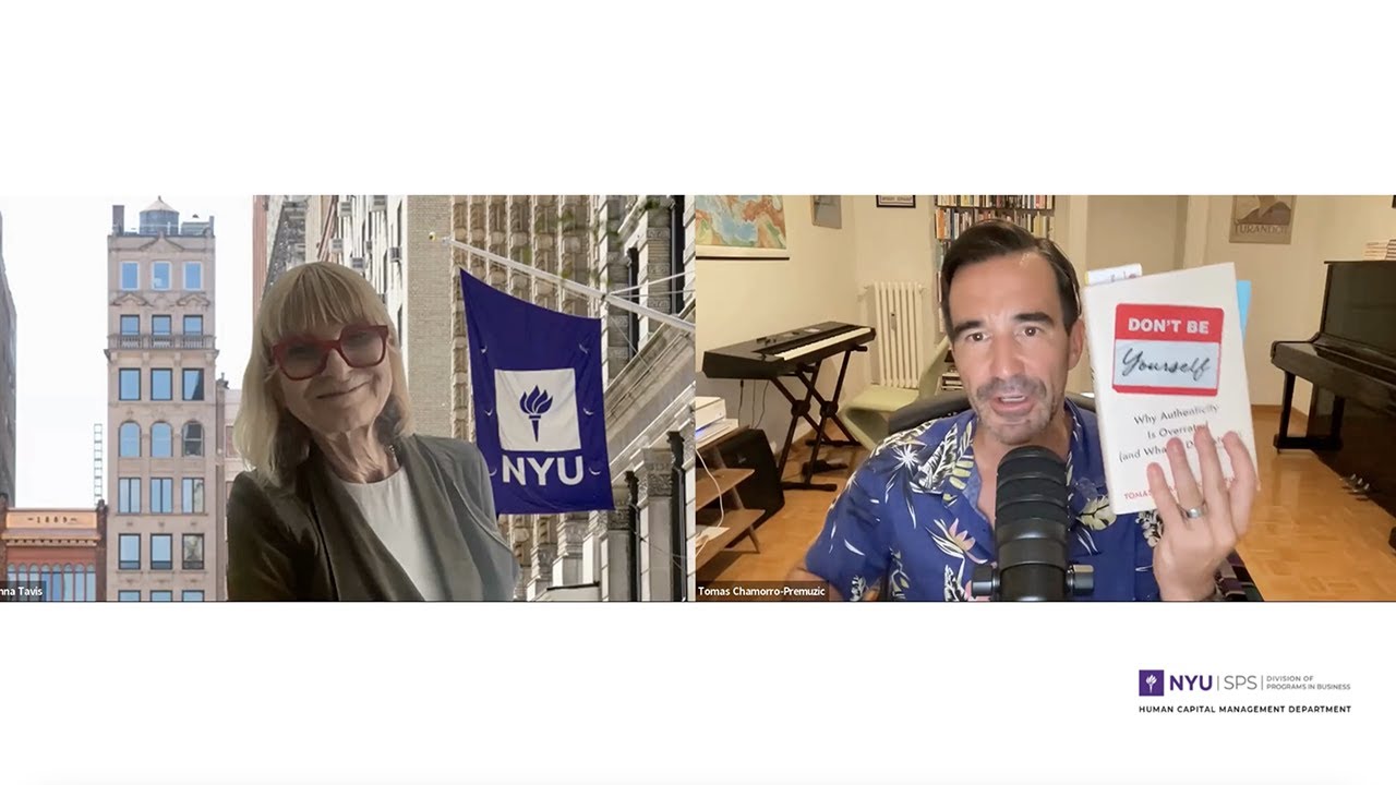 NYU Rethinking Work Series featuring Dr. Tomas Chamorro-Premuzic