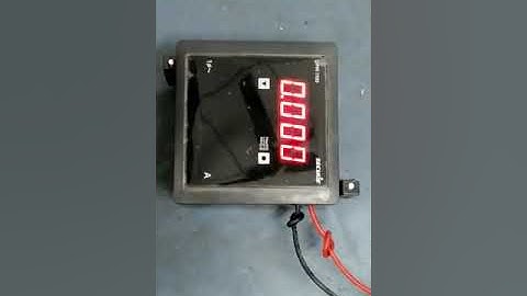 Secure Amp meter setting