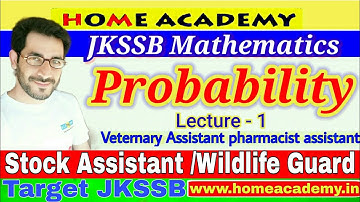 Probability #jkssb #stockassistant #wildlifeguard #veterinaryassistant