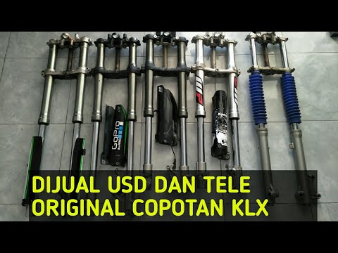 Review fork Upside Down Trail atau KLX Variasi. 