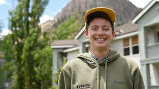 Riley Brady before 2023 Western States 100