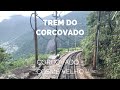 Trem do Corcovado descendo - janela frontal