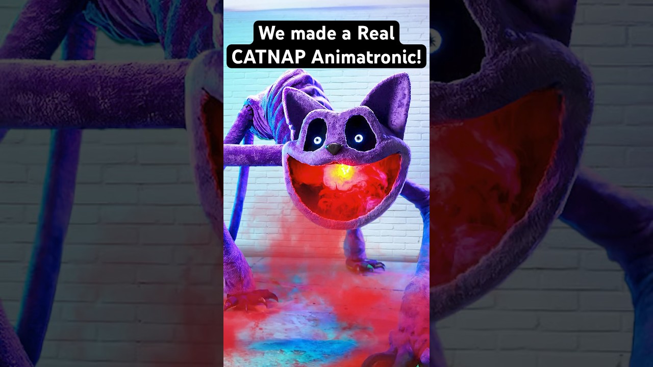 REAL CatNap Animatronic! #catnap #poppyplaytime #shorts