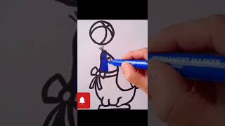 Drawing a seal, Coloring pages