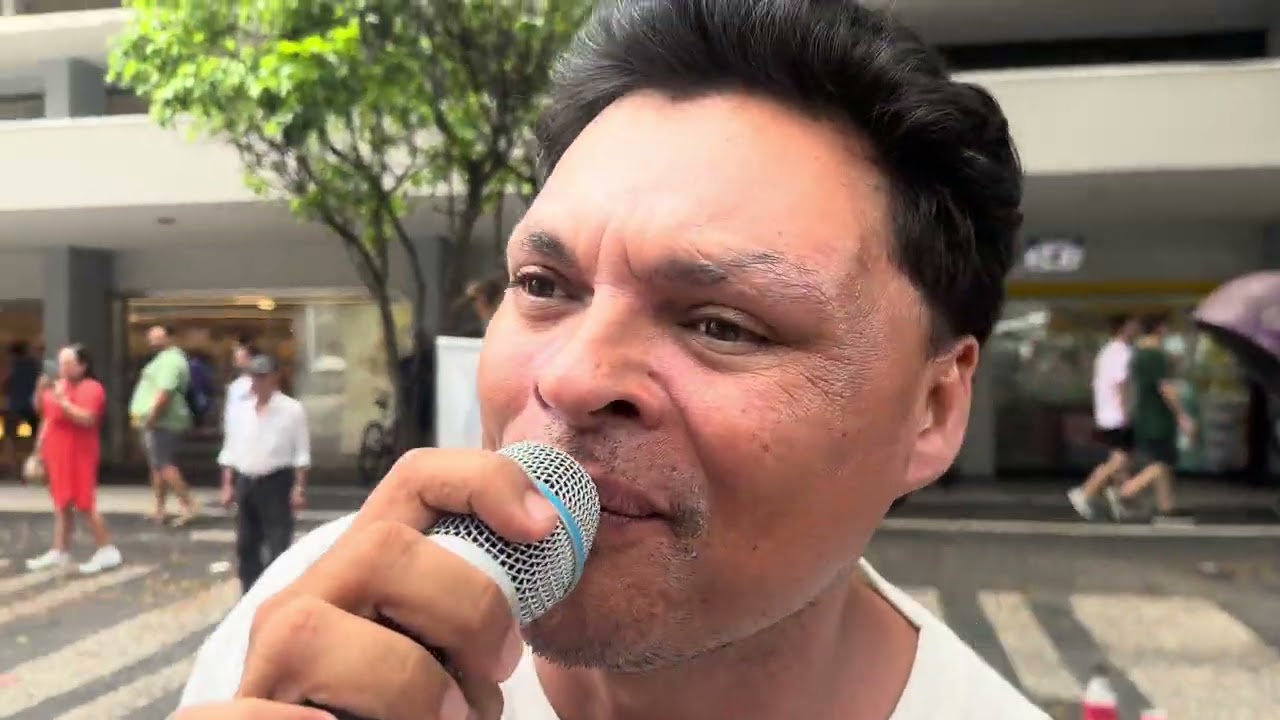 Onde anda meu amor com o Cator de rua Alexleone de Maceió AL 