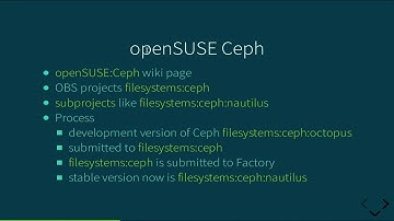 openSUSE Conference 2019 - Deploying Ceph with Rook on Kubic k8s cluster