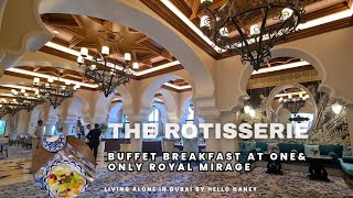 BREAKFAST BUFFET AT ONE AND ONLY ROYAL MIRAGE | HELLO HANEY