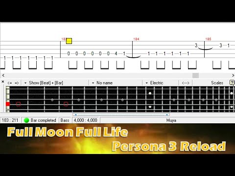 Full Moon Full Life (Bass TAB) - Takahashi Azumi