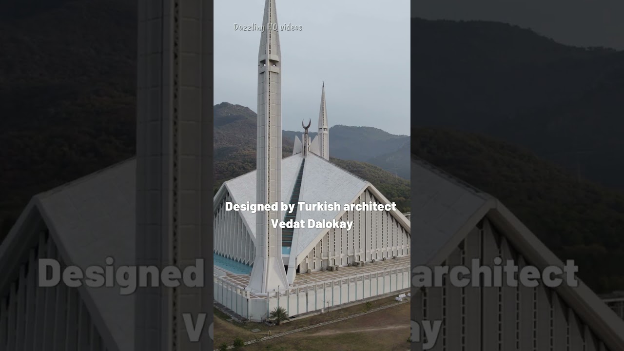Faisal Mosque in Islamabad, Pakistan 