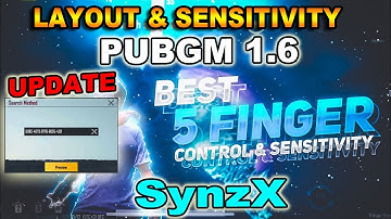(NEW) SynzX Layout Code & New Sensitivity 2021 | Update PUBG Mobile 1.6