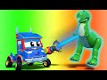 Rayo Telekinetico mueve enormes DINOSAURIOS T-REX! | Super Camión | Car City World App