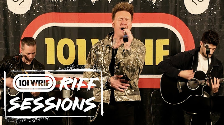 Papa Roach: Full Acoustic Set at WRIF Studios | Riff Sessions