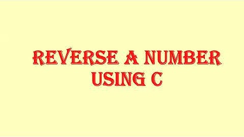Reverse a number using C(Malayalam) /EST 102 Programming in C -Part 39