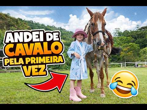 I rode a horse for the first time on my birthday.