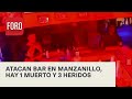 Muere una persona tras balacera en bar de Manzanillo - Las Noticias
