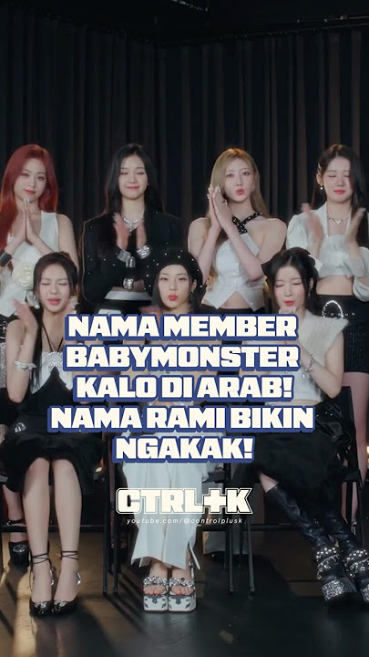 Nama Member BABYMONSTER Kalo di Arab! Nama RAMI Bikin Ngakak! #kpop #shorts