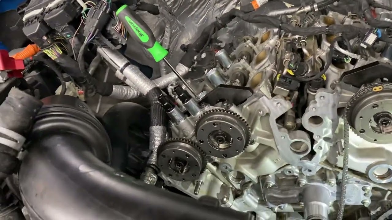 Ford 2017 F-150 3.5 L EcoBoost cadena de tiempo marcas de tiempo Timing chain 