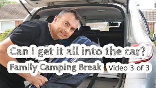 Part 3: Can I fit all the camping gear in the car