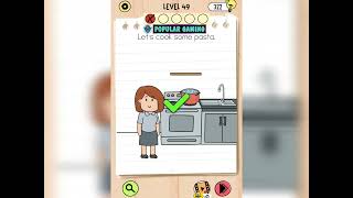 Brain Test X: Hard Challenge Level 49: Gameplay Solution