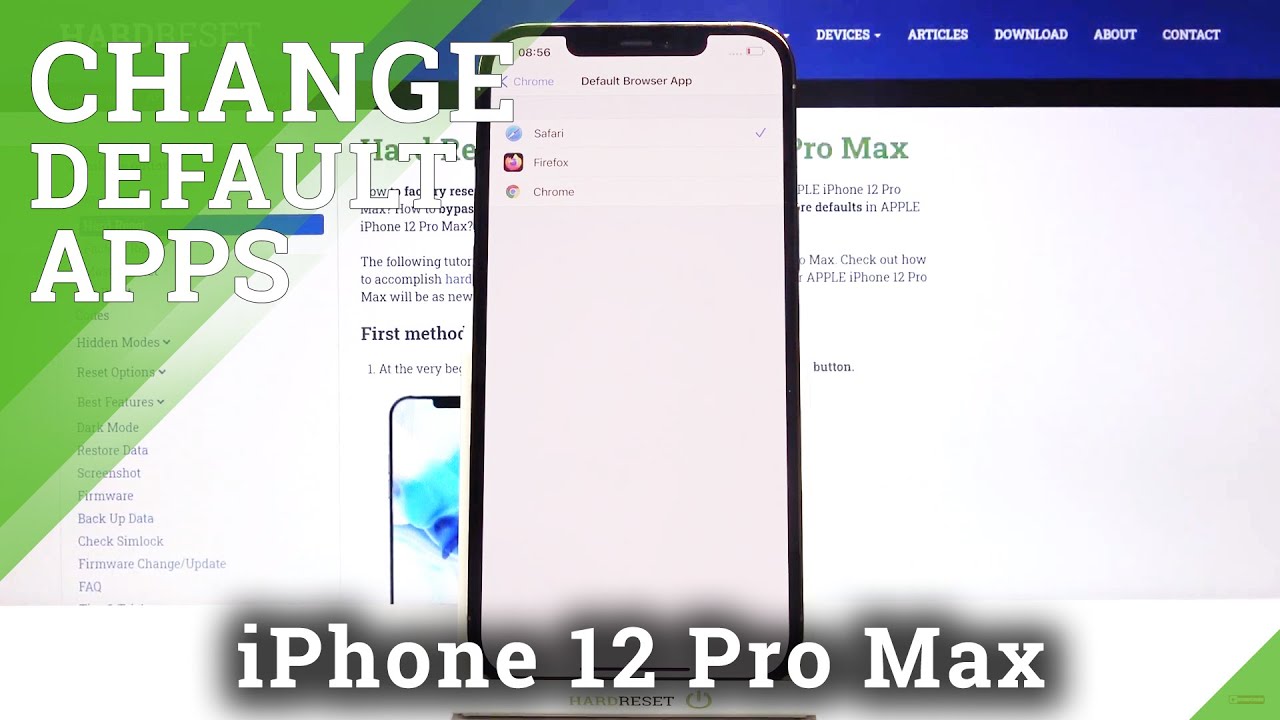 How to Set Up Default Browser in iPhone 12 Pro Max – Change Default