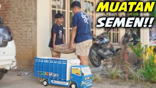 TRUK DIMAS COBA MUATAN SEMEN!!