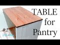 [木工DIY] パントリーにテーブルを制作：その２！ Table for Pantry No,2 !