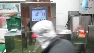 Intellisense x-ray food inspection for kimchi in plastic bag (XIS-4000)