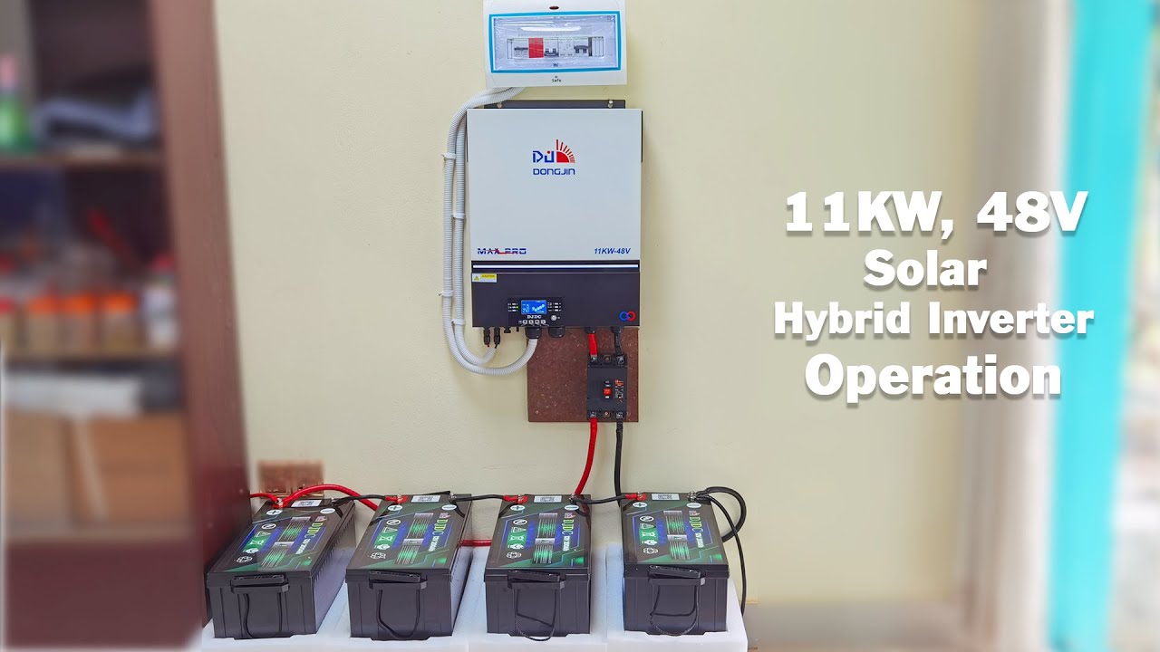 How to Install and Operate 11KW 48V Solar Hybrid Inverter | Complete ...