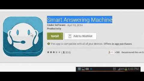 Answering Machine for androide phone