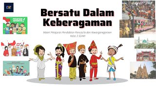 Materi Bersatu Dalam Keberagaman (PPKN Kelas 3 SD/MI)