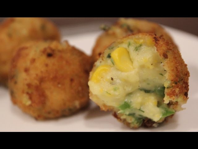 Cheese Corn Balls | Starters | Simply Jain