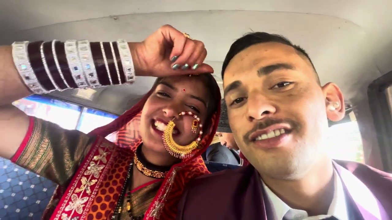 दुवार बाट के दिन गये ससुराल 😂 गाड़ी ही नहीं मिली ? #firstvideo #youtube #vlog #pahadiculture 