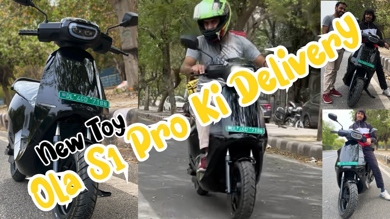 Ola S1 Pro finally aa gyi | Ola S1 Pro Ki delivery | ola s1 pro gen 2 black colour | Ola Electric S1