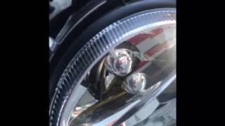 How to change small Bub on 2006 jaguar s type headlight