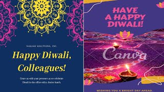 How To Make Diwali Greeting Card in Mobile 2020 screenshot 3