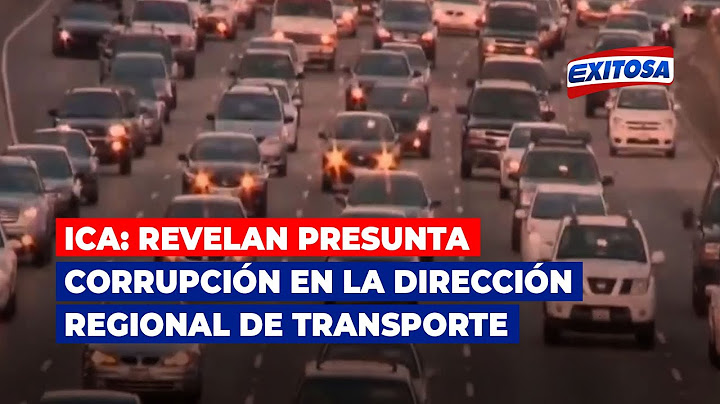 🔴🔵Ica: revelan presunta corrupción en la Dirección Regional de Transporte
