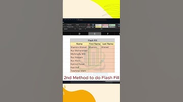 Easy Excel Tutorial: How to Use Flash Fill for Quick Data Magic!