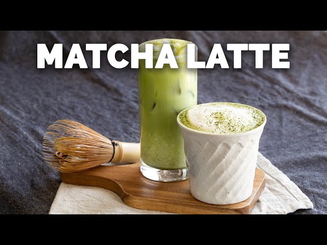 Easy Matcha Latte - Downshiftology