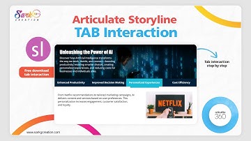 How to Build a Tabs Interaction in Storyline 360 | Tab interaction in storyline 360