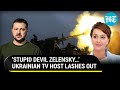 Ukrainian tv hosts scathing attack on zelensky amid war setbacks hes the main evil  watch