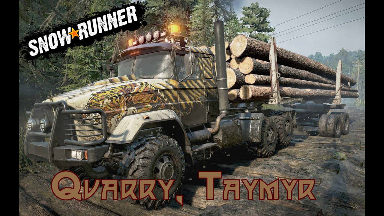Tayga Long Logging (Calm Version) Snowrunner! Taymyr Trial!