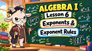 Algebra 1 for Beginners | Exponents & Exponent Rules (Lesson 6)