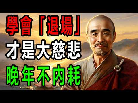 人到晚年，和任何人的關係太近，其實都是一場災難！這不是絕情，而是守住後半生福報最頂級的修行。