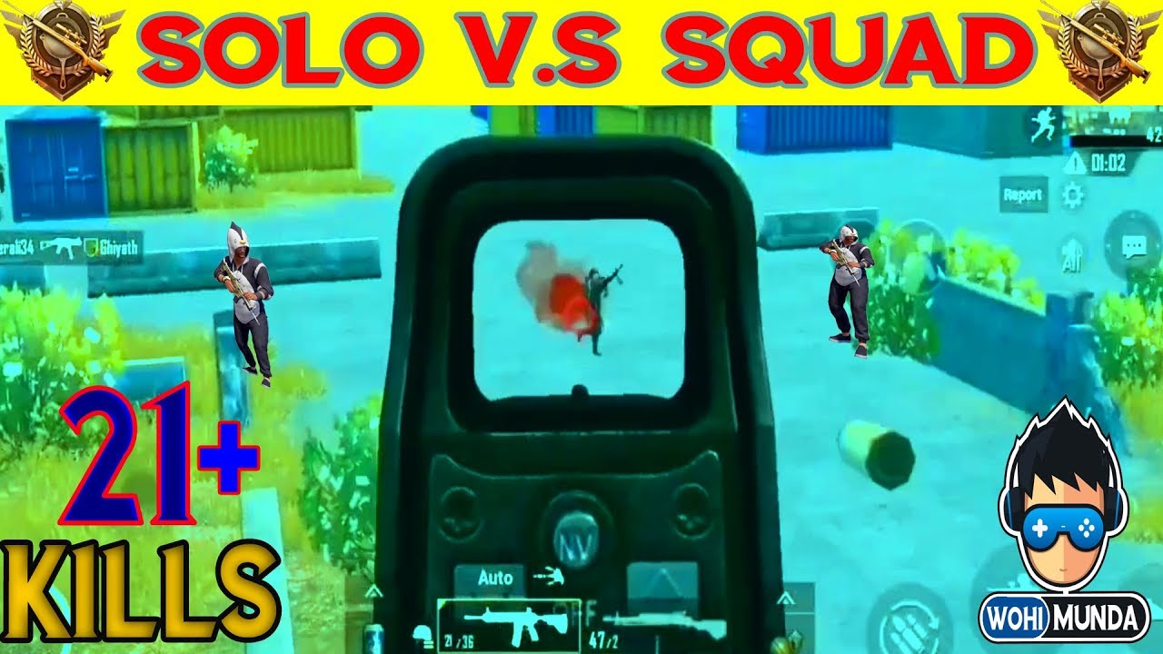 21 kills Solo Vs Squad PubG Mobile | Full rush gameplay | Subscribe for ...